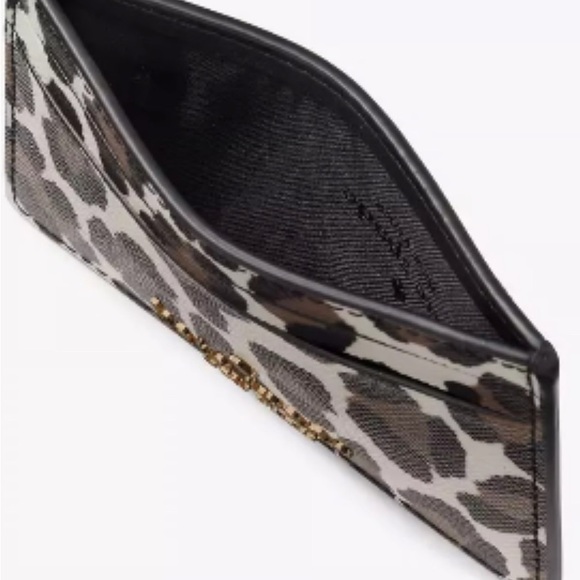 Kate Spade Leopard Print Card Holder - Picture 3 of 5